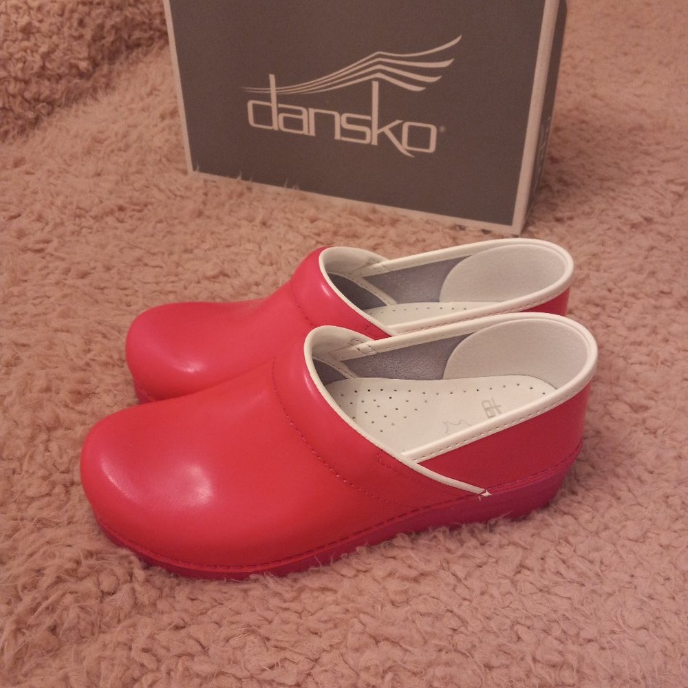 Hot Pink Dansko Clogs Size 38
